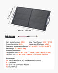 CampCore 100W foldable solar panel