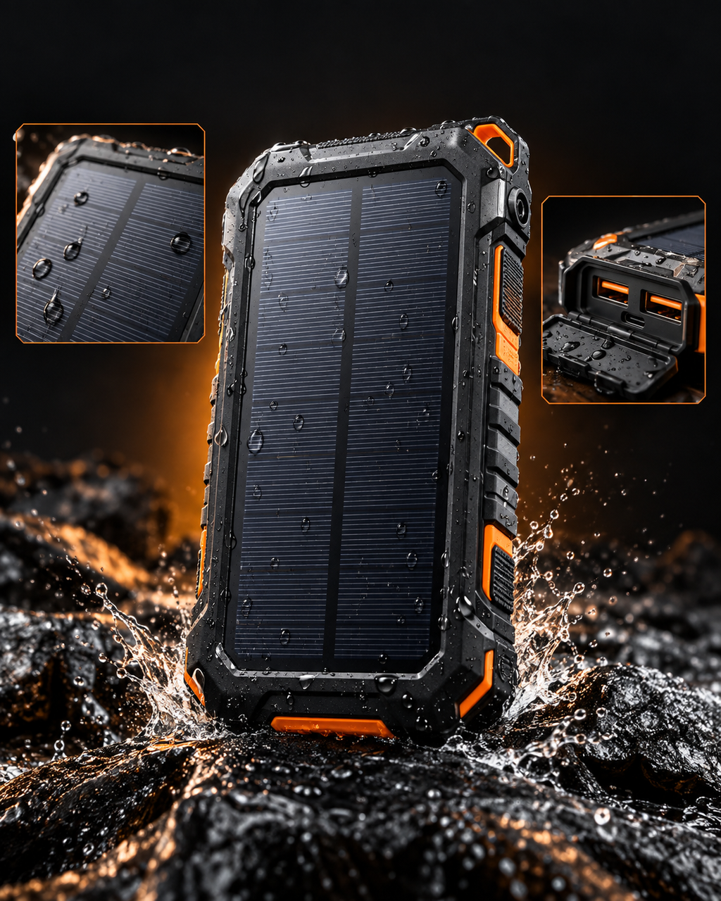 CampCore Rucksack-Solarpanel