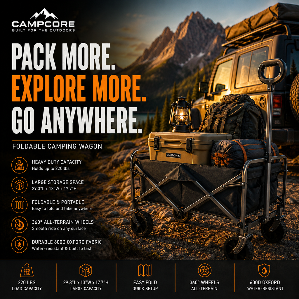 CampCore Faltbarer Campingwagen