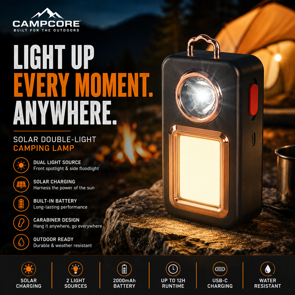CampCore Solar Camping Lantern