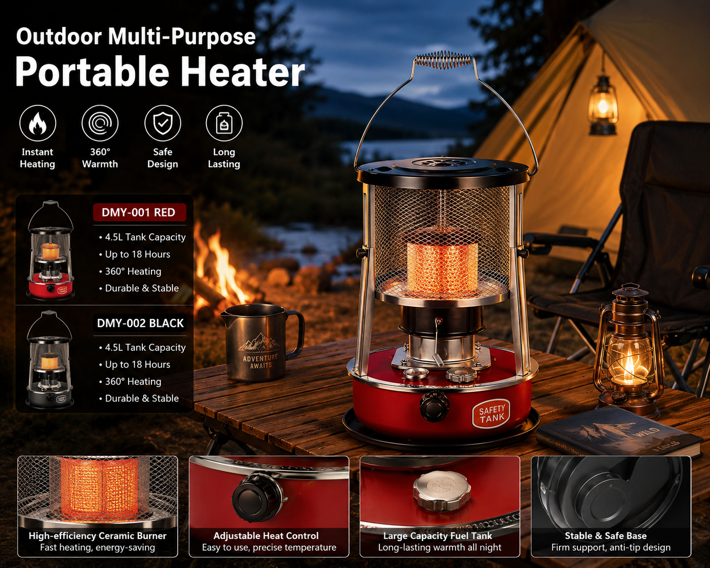 CampCore Portable Heating Furnace